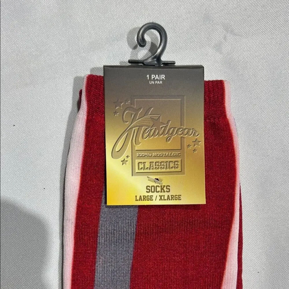 Red and Gray Thorn‎ Men's Socks by Headgear Classics